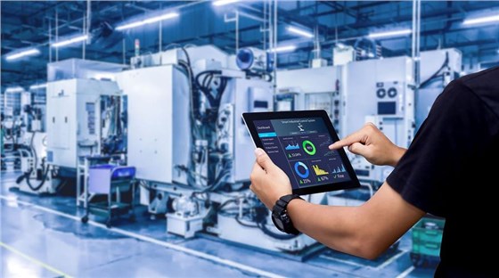 IoT connected factory floor