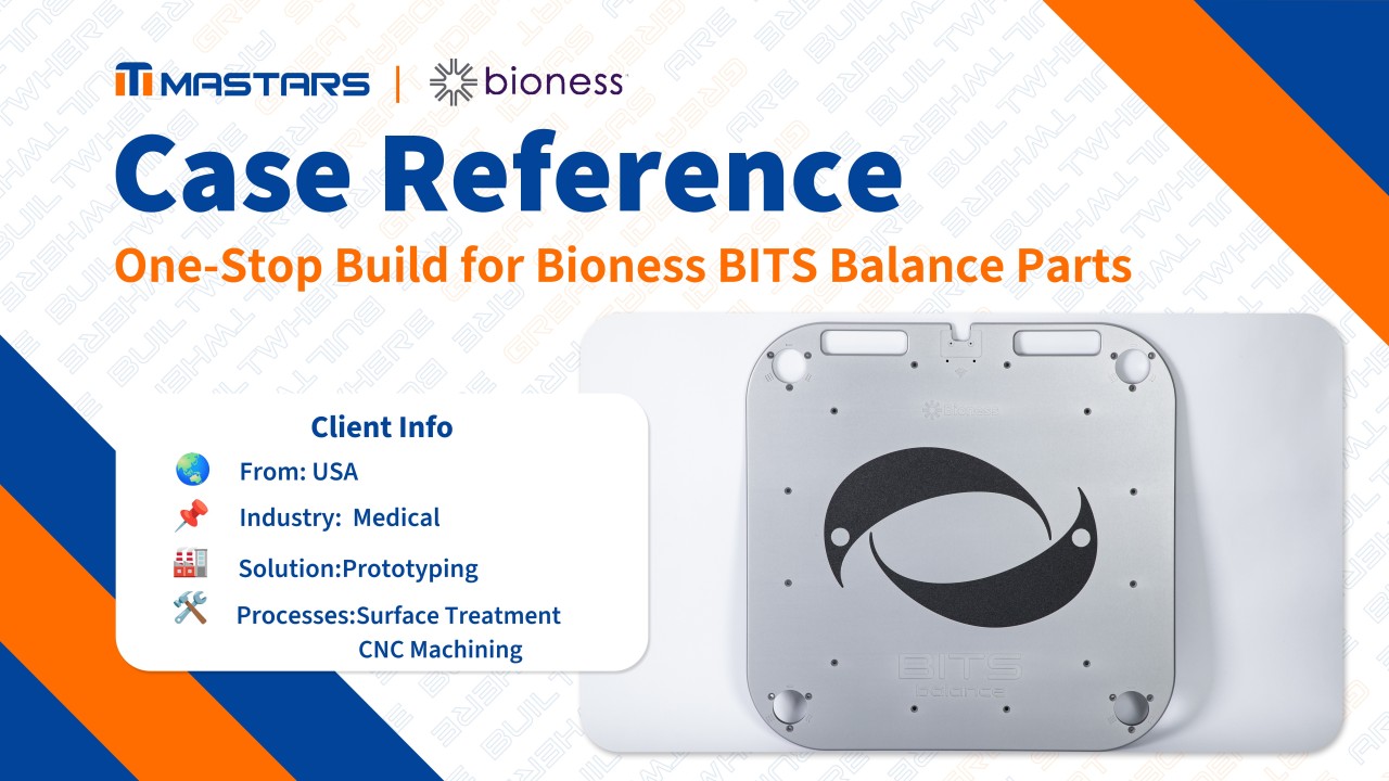 One-Stop Manufacturing for Bioness BITS Balance Platform Parts