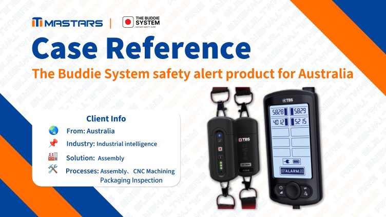 One stop manufacturing and full kit assembly for The Buddie System safety alert product for Australia