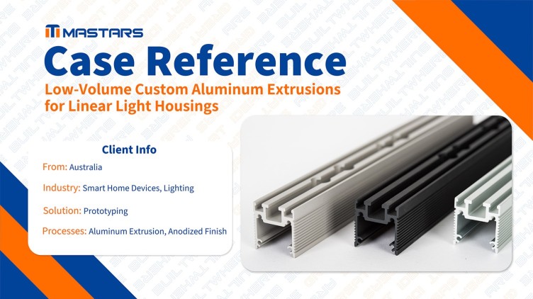 Low-Volume Custom Aluminum Extrusions for Linear Light Housings