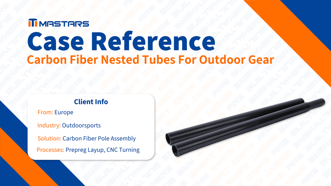 Carbon Fiber Nested Tubes For Outdoor Gear