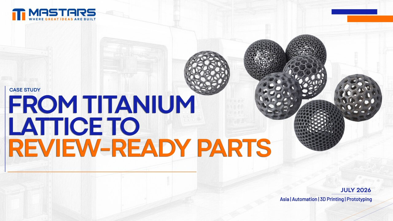 From Titanium Lattice to Review-Ready Parts