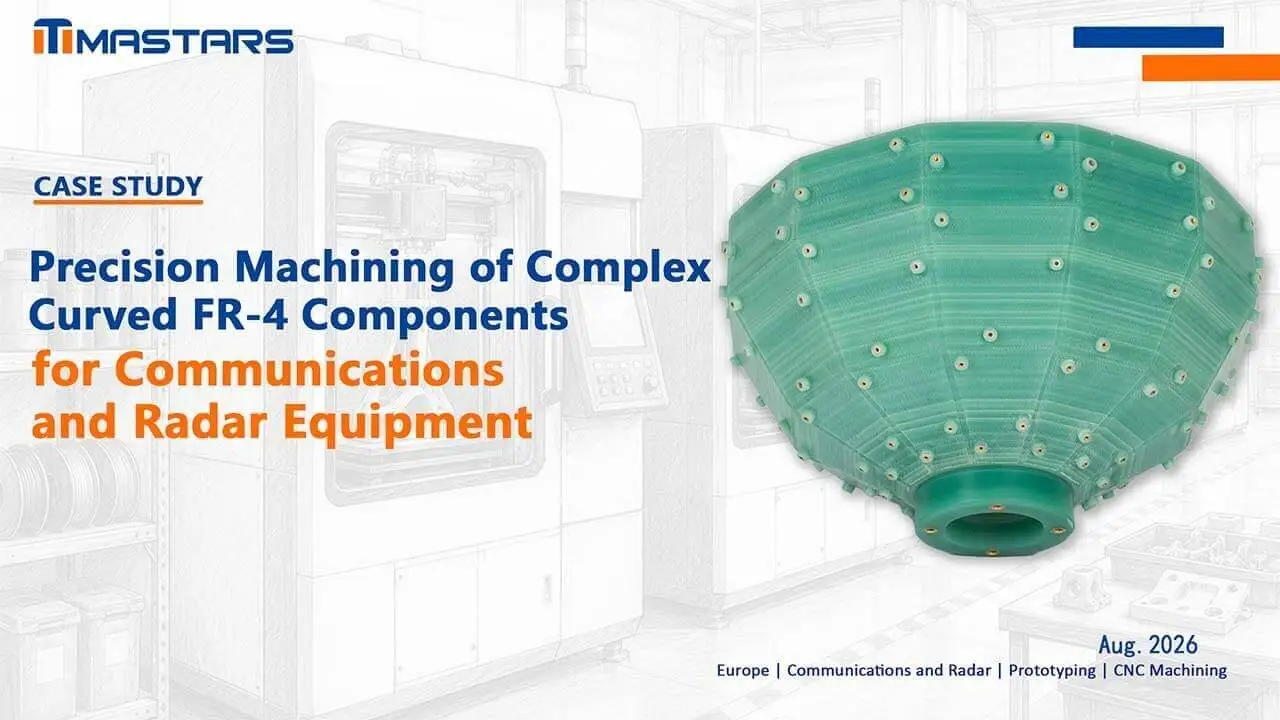 Precision Machining of Complex Curved FR-4 Components for Communications and Radar Equipment