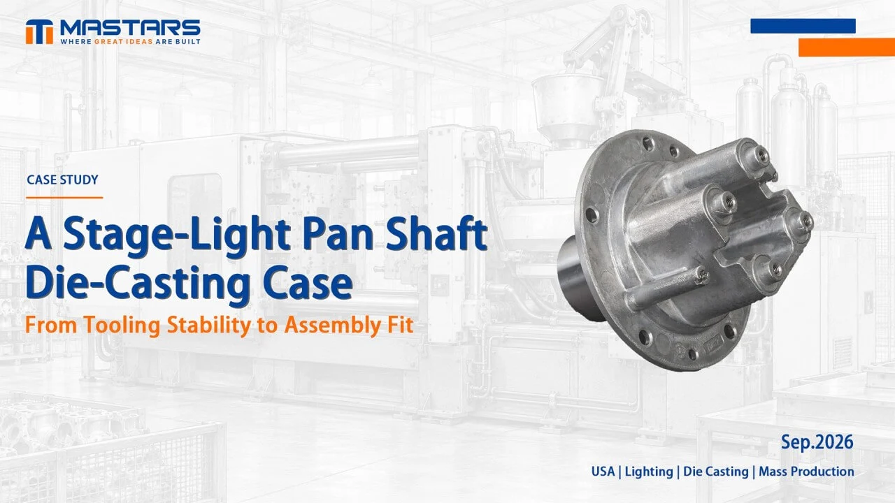 From Die Stability to Assembly Fit: Manufacturing a Stage-Light Pan Shaft