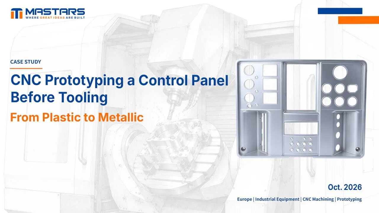 From Plastic to Metallic: CNC Prototyping a Control Panel Before Tooling