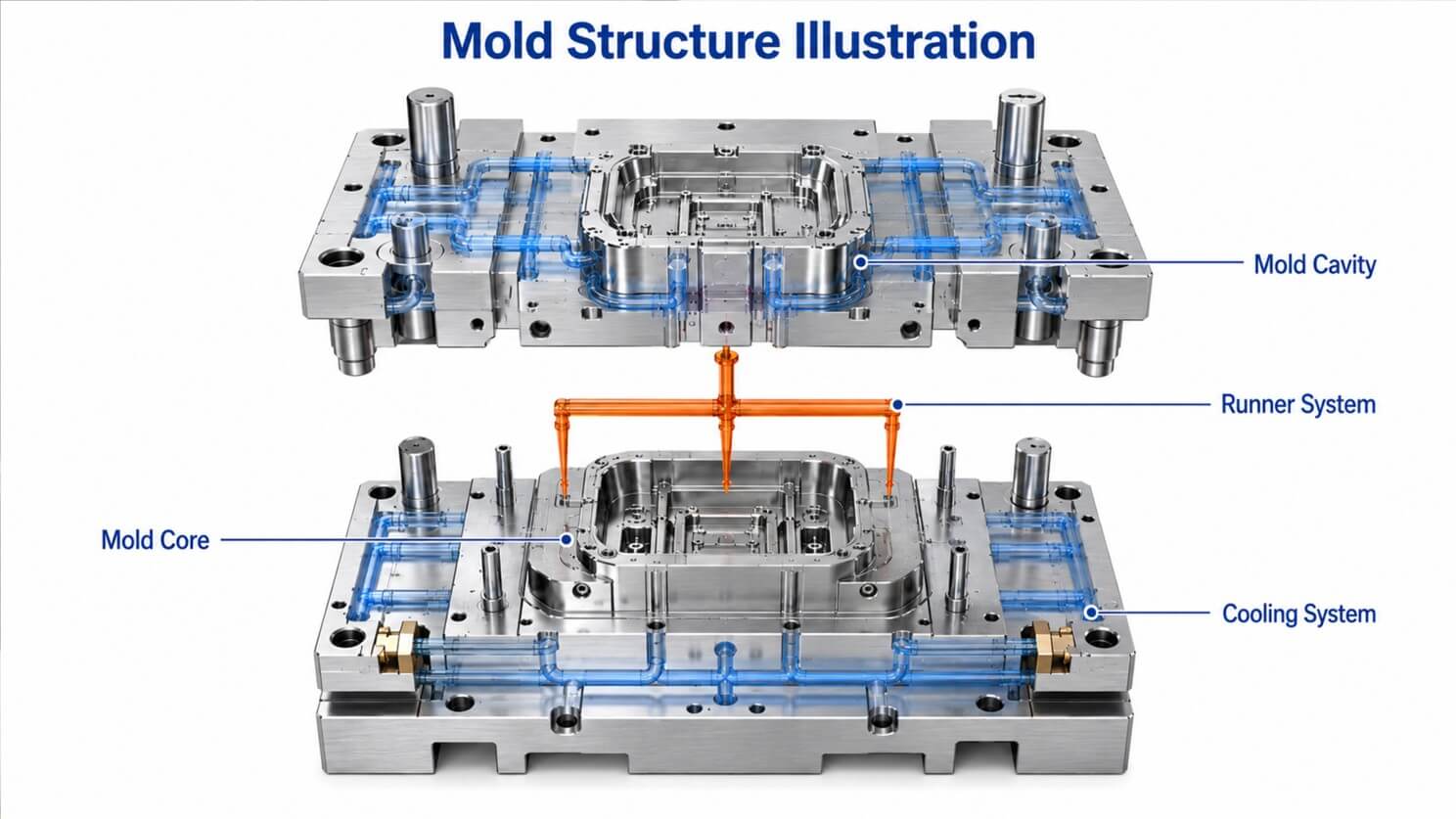 mold structure illustration