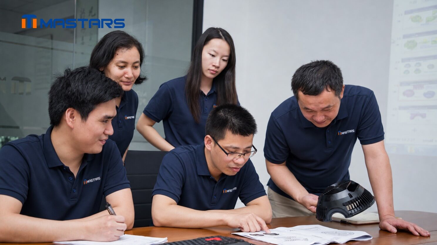 Mastars' engineering team working