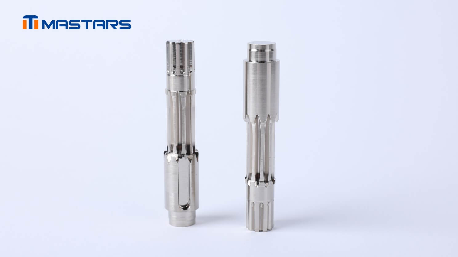 CNC turning produces shafts, grooves, and splines CNC turning produces shafts, grooves, and splines