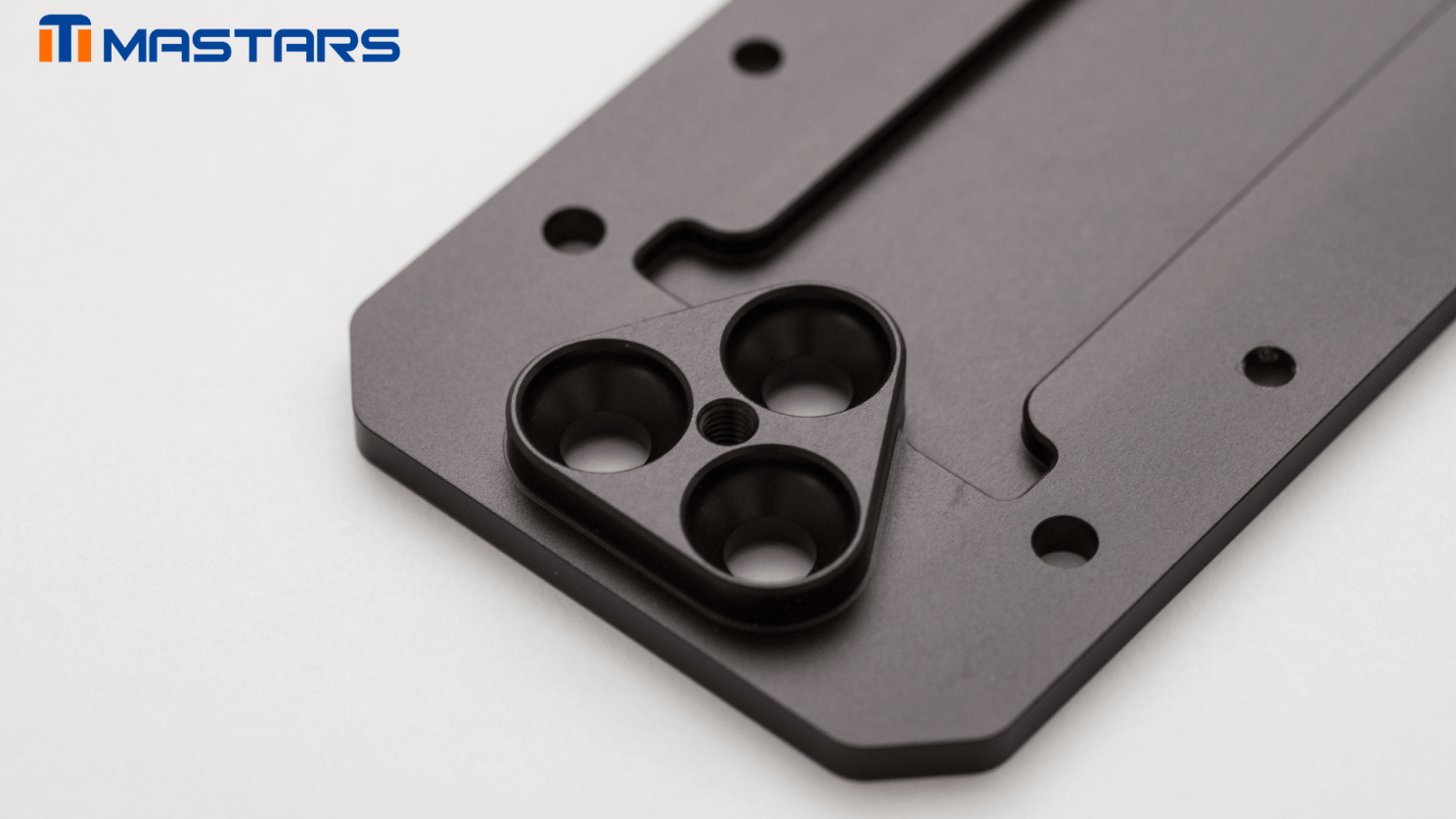 Fine-Machined Mounting Features with Black Hard Anodizing