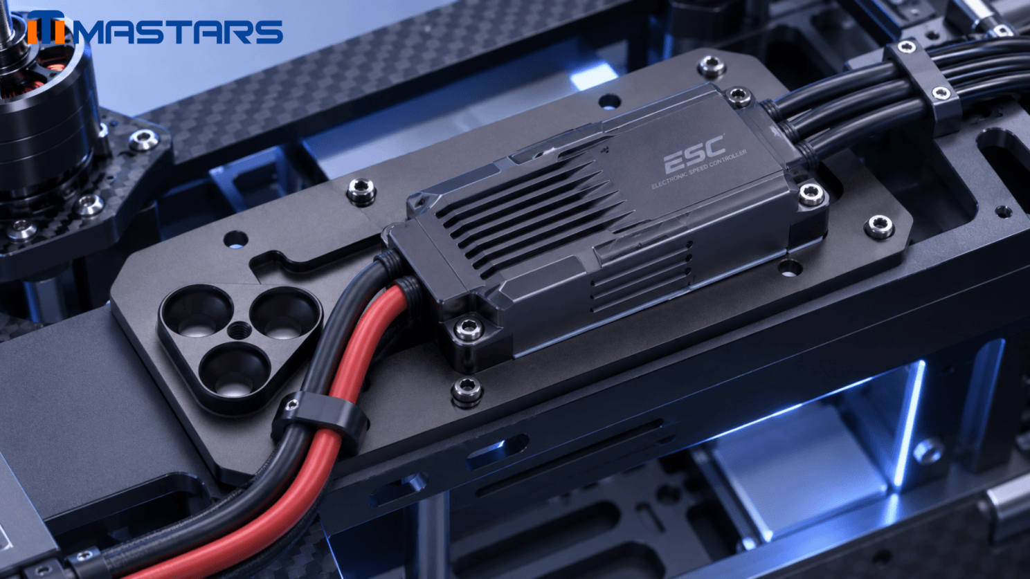 ESC Mounting Plate Integrated into a Motor Drive System