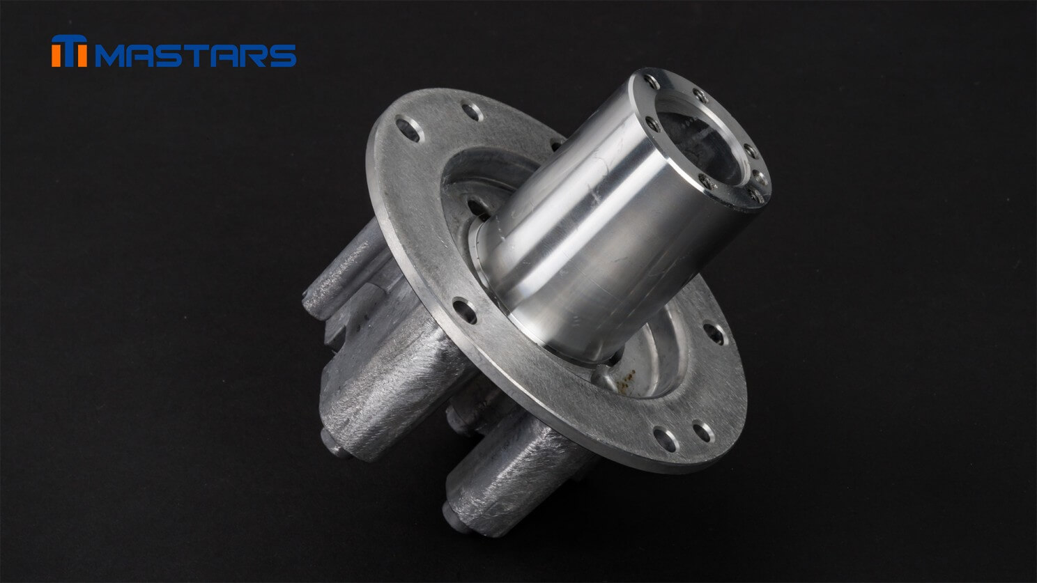 Finished Pan Shaft highlights machined interfaces, threaded bosses, and critical assembly features. Finished Pan Shaft highlights machined interfaces, threaded bosses, and critical assembly features.