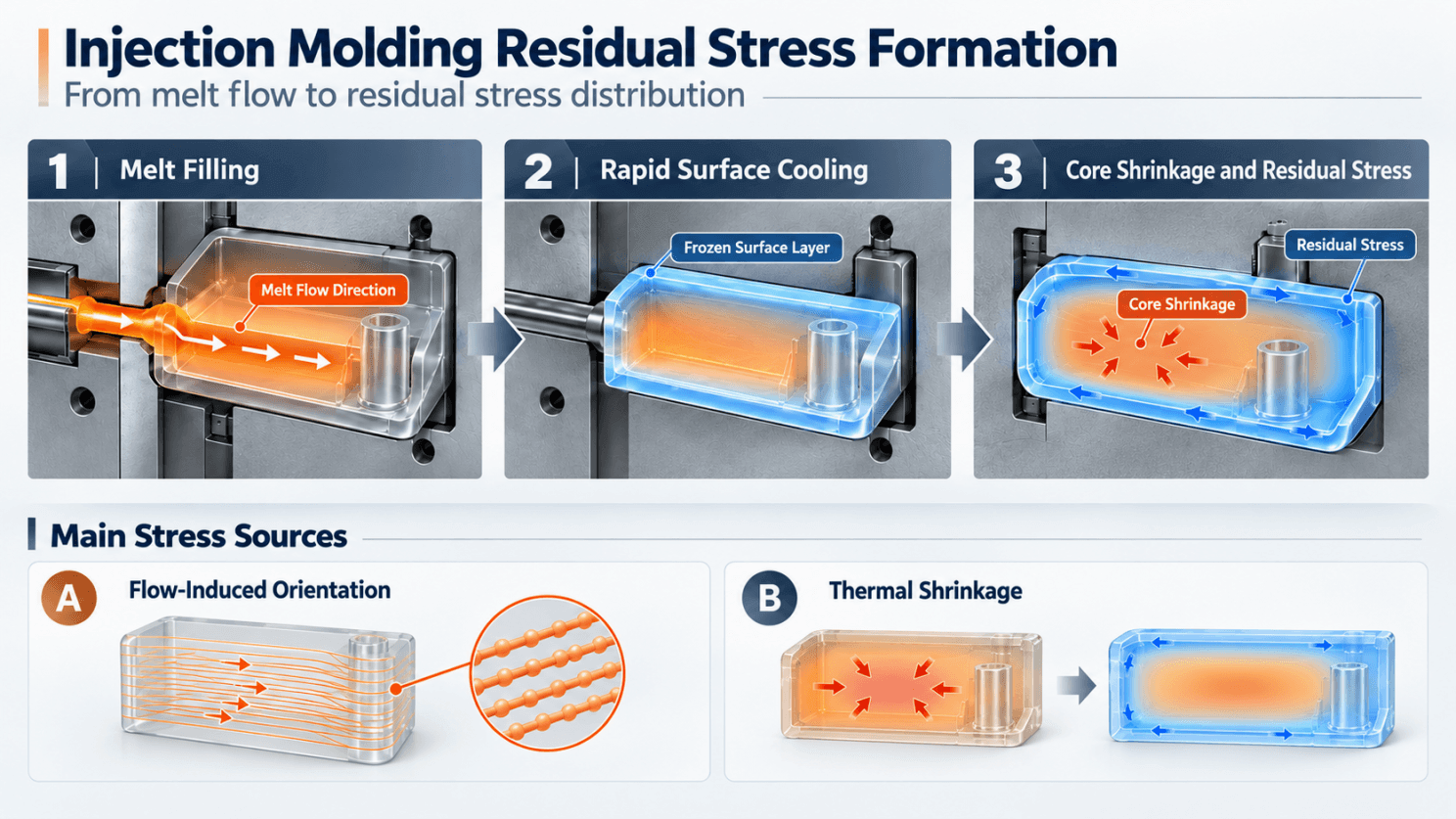How Does Residual Stress Form During Injection Molding How Does Residual Stress Form During Injection Molding