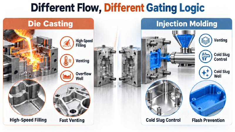 different flow, different gating logic different flow, different gating logic