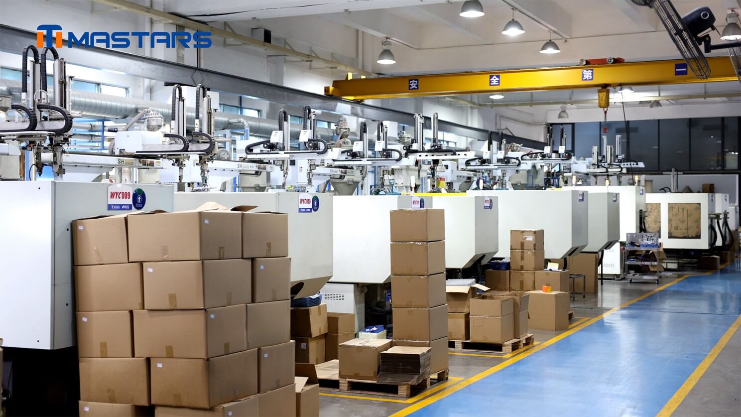Mastars injection molding facility supporting trial molding and ongoing production. Mastars injection molding facility supporting trial molding and ongoing production.