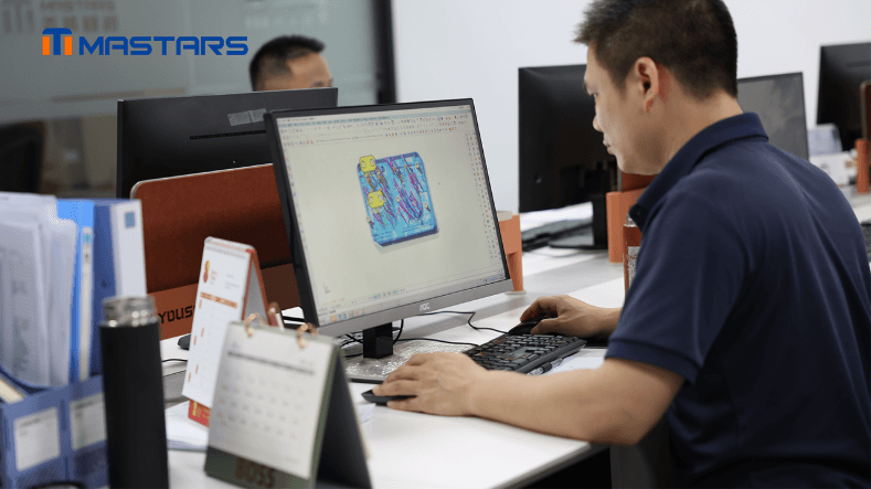 Mastars DFM engineers review part design, flow considerations, and manufacturability to identify potential molding risks before tooling.