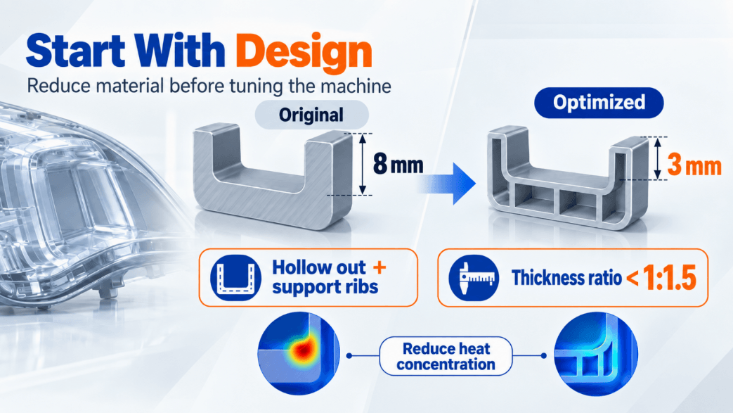 Part Design and Mold Cooling: Address the Heat Source First