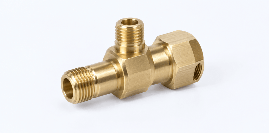 A brass part