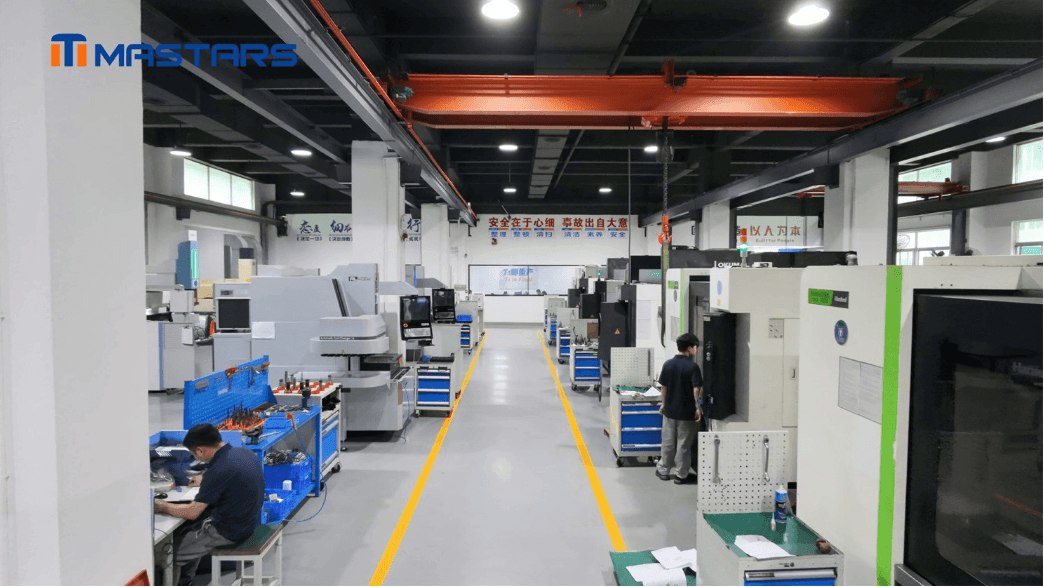 Mastars CNC machining facility supporting the manufacturing of complex precision components.