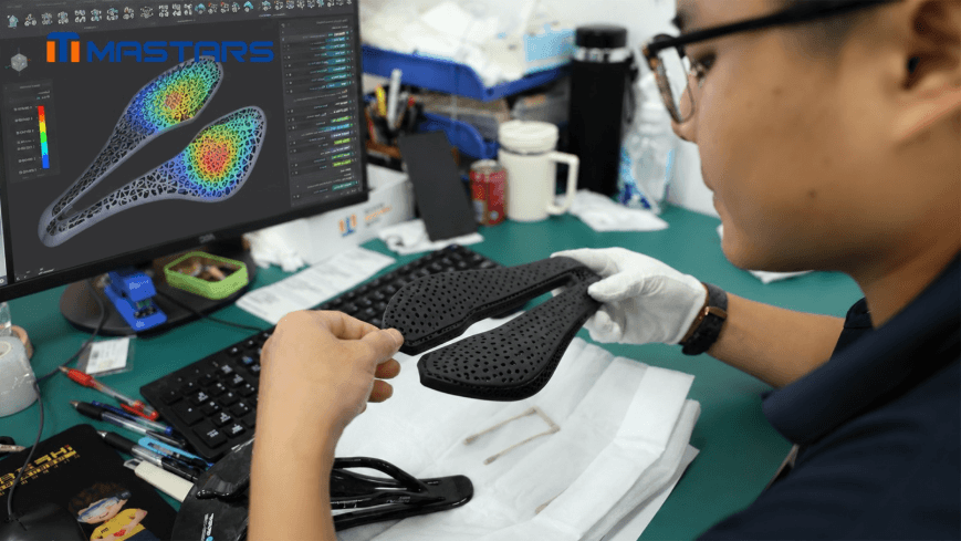 Engineering visualization and physical inspection connect lattice design with manufacturing and assembly considerations.
