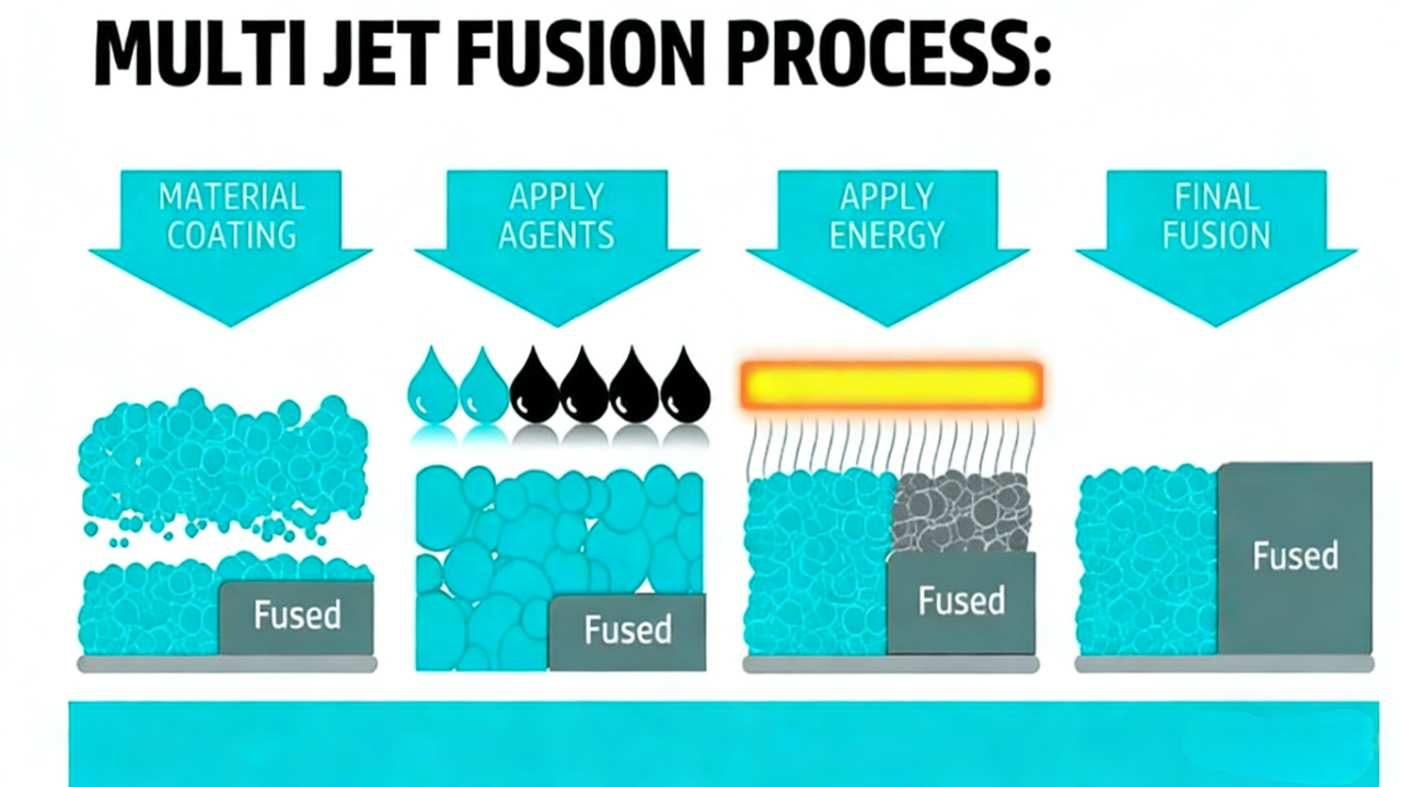 MJF 3D Printing Process