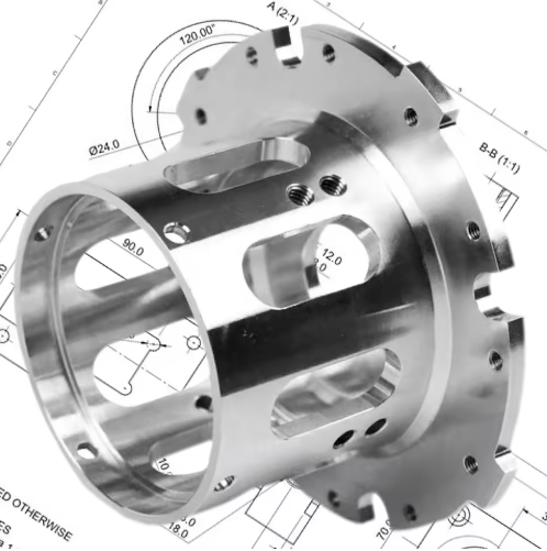 CNC machinng auto engine