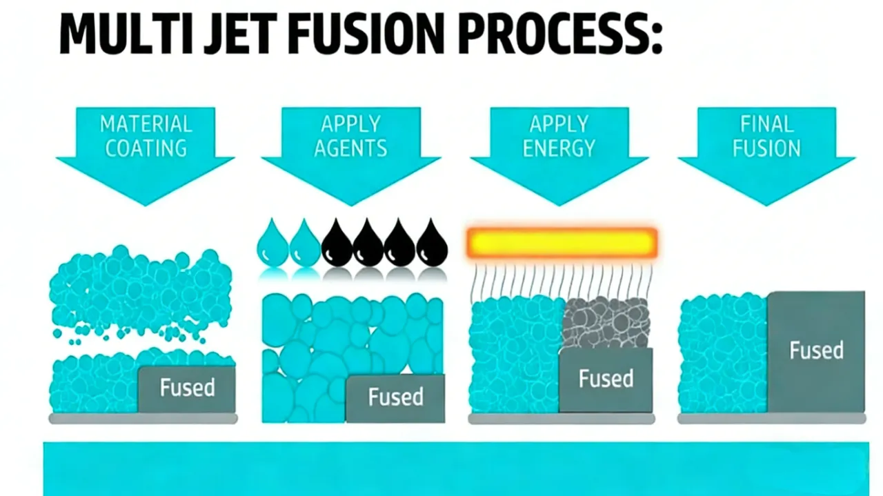 MJF 3D Printing Process