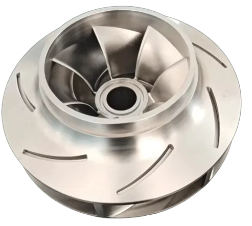 5-axis CNC machining,3-axis CNC machining,impeller 5-axis CNC machining