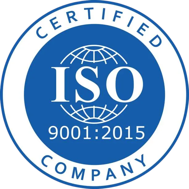 certifications: ISO 9001:2015 certifications: ISO 9001:2015