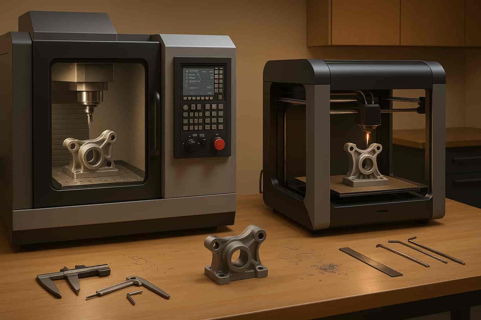 Hybrid Prototyping: CNC and 3D Printing
